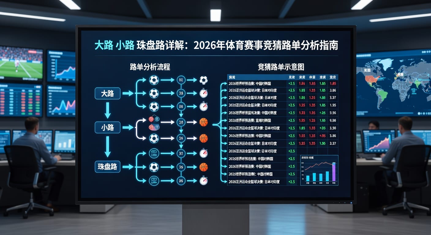 2026年世界杯投注：大路、小路、珠盘路投注策略与实战洞察