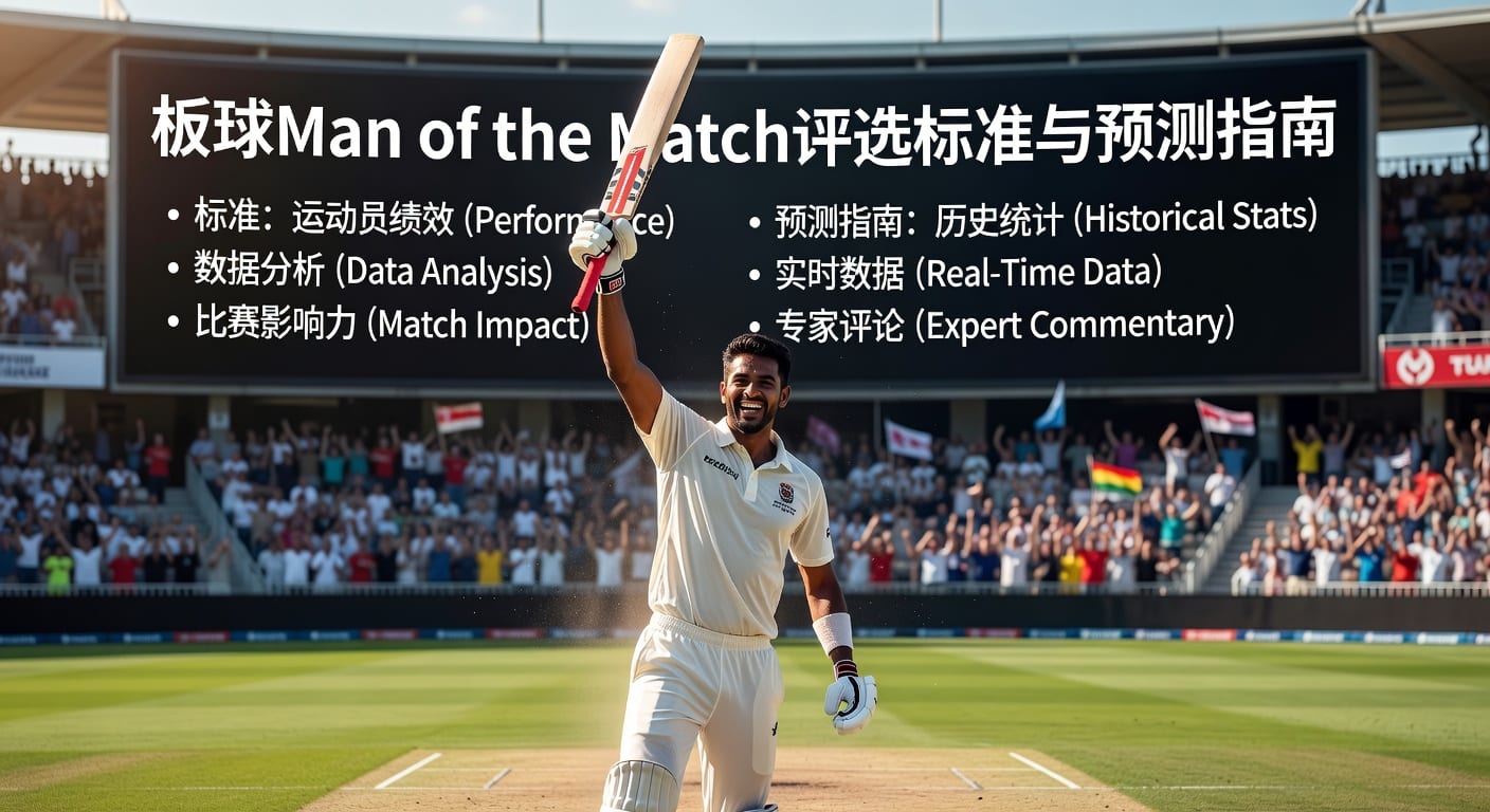 板球Man of the Match：2026年评选逻辑与实战观察