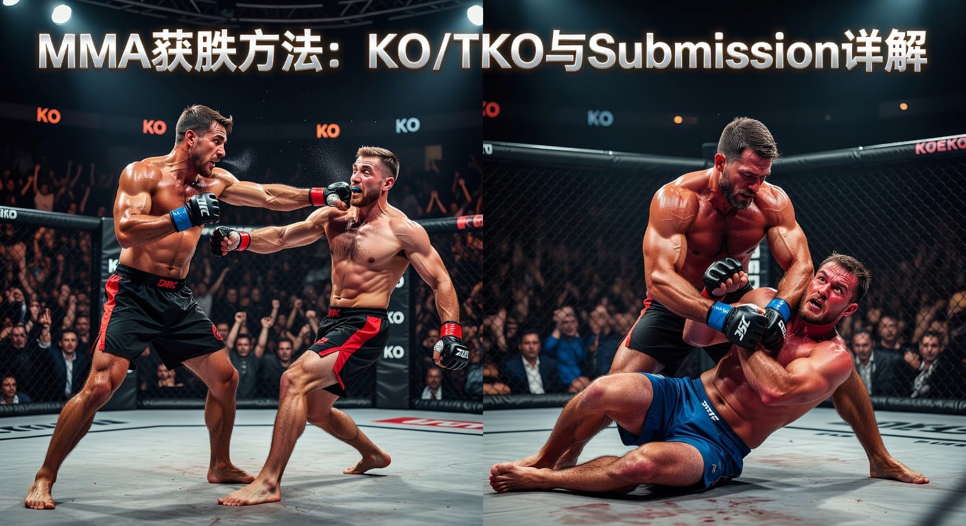MMA方法 method of victory：KO/TKO与Submission解析